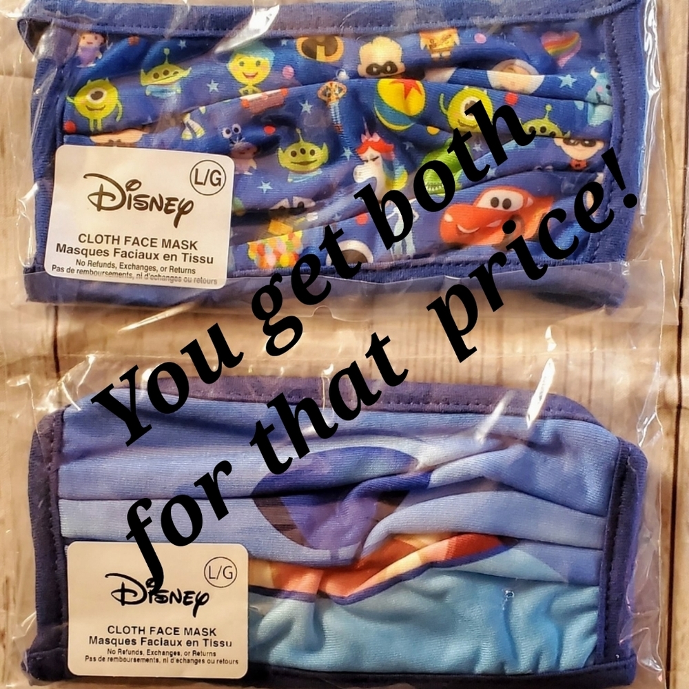 💙Disney Polyester Cloth Face Mask Adult Large